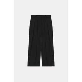 Women Solid Carrot Pants - Black
