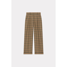 Women Tailored Regular Pants - Dark Camel