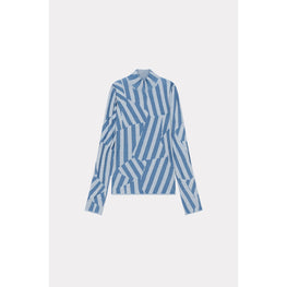Women Kenzo Dazzle Stripe Jumper - Cyan