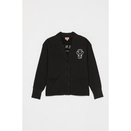 Women Ken Zo Cardigan - Black