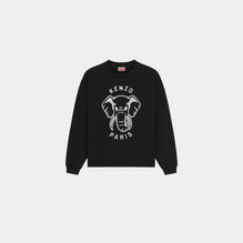 Women Ken Zo Regular Fit Sweatshirt - Black