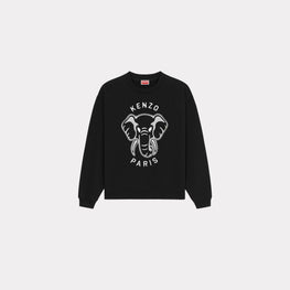 Women Ken Zo Regular Fit Sweatshirt - Black