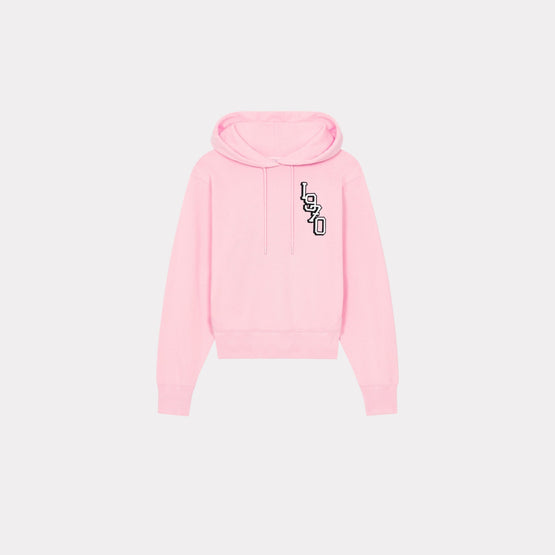 Women Tiger Varsity Classic Hoodie - Faded Pink