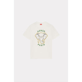 Women Ken Zo Loose Fit T-Shirt - Off White