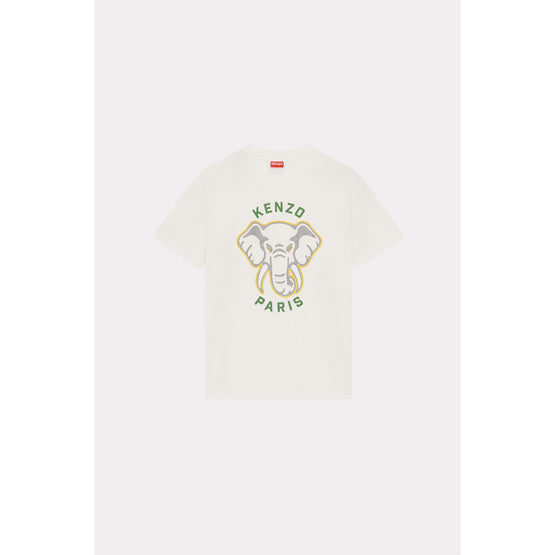 Women Ken Zo Loose Fit T-Shirt - Off White