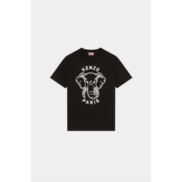 Women Ken Zo Loose Fit T-Shirt - Black