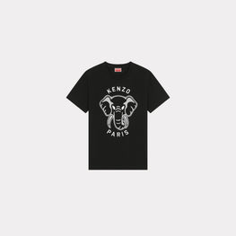 Women Ken Zo Loose Fit T-Shirt - Black