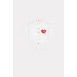 Men Kenzo Hearts Ss Shirt - White