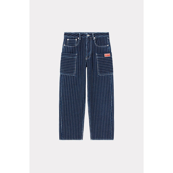 Men Medium Stone Cargo Monkey Fit - Medium Stone Blue Denim
