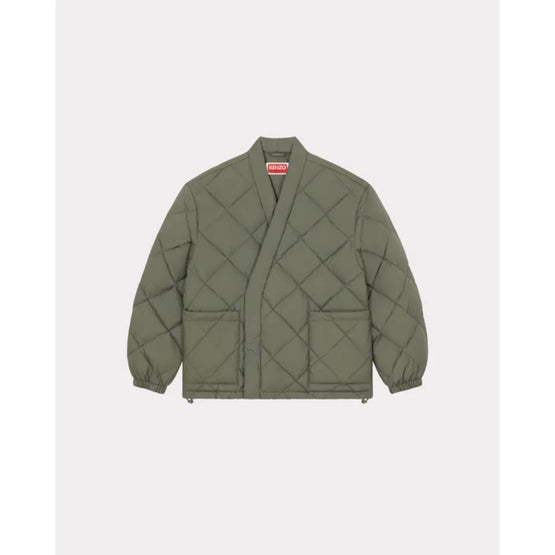 Men Kimono Light Down Jkt - Dark Khaki