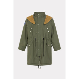 Men Kenzo Travel Winter Parka - Dark Khaki