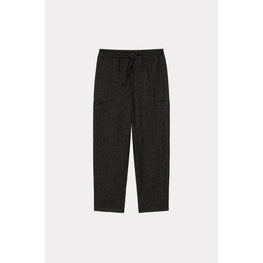 Men Checked Cargo Jogpant - Anthracite