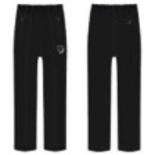 Men Tiger Varsity Trackpants - Black
