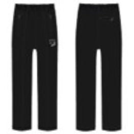 Men Tiger Varsity Trackpants - Black