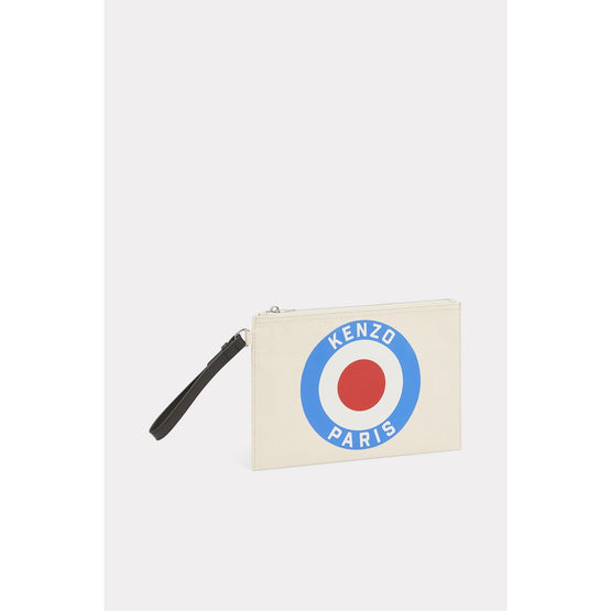 Men Large Clutch - Ecru