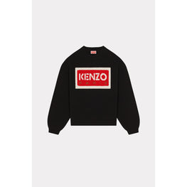 Men Tricolor Kenzo Paris Jumper - Black