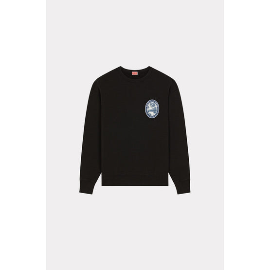 Men Kenzo Tiger Patch Oversize Sw - Black