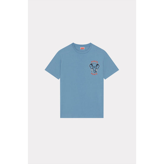 Men Ken Zo Classic T-Shirt - Cyan