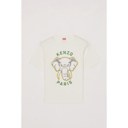 Men Ken Zo Oversize T-Shirt - Off White
