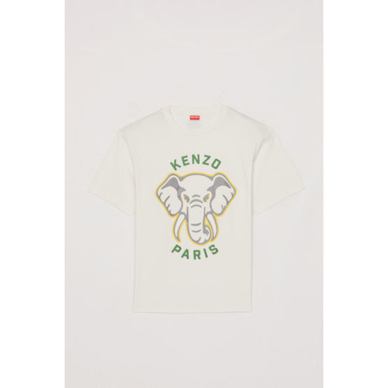 Men Ken Zo Oversize T-Shirt - Off White