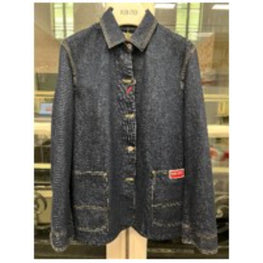 Men Uniforme Workwear Denim Jacket - Rinse Blue Denim