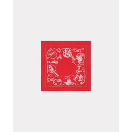 Men Printed Bandana - Cherry