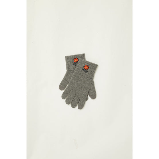 Men Short Gloves - Pearl Grey