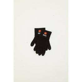 Men Short Gloves - Black