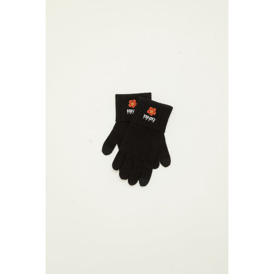 Men Short Gloves - Black