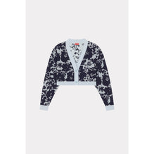 Women Kenzo Flower Camo Cardigan - Midnight Blue