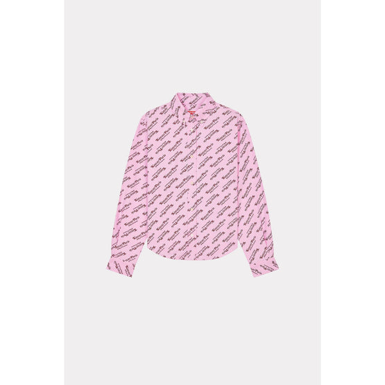 Women Printed Slim Fit Shirt - Rose