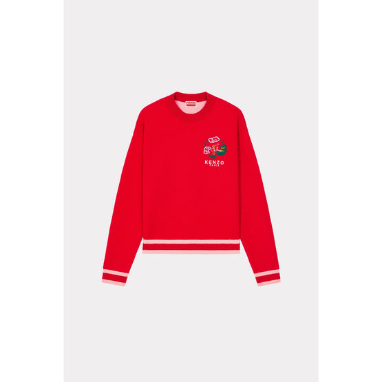 Women Cny Jumper - Cherry