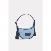 Women Small Hobo - Stone Bleached Blue Denim