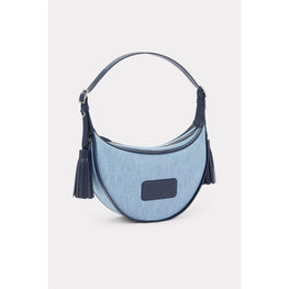 Women Medium Hobo - Stone Bleached Blue Denim