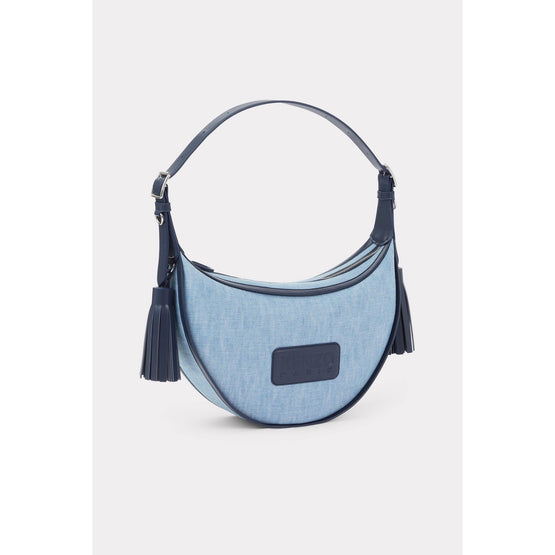 Women Medium Hobo - Stone Bleached Blue Denim