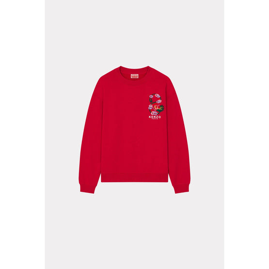 Women Cny Regular Sweatshirt - Cherry