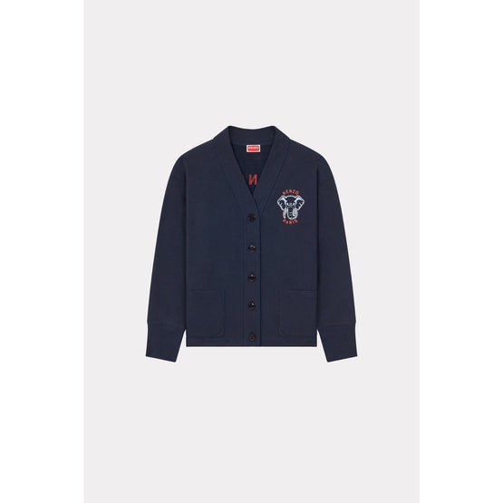 Women Kenzo Elephant Sweat Cardigan - Midnight Blue