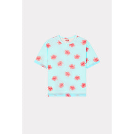 Women Kenzo Rose Double Layer Tee - Light Blue