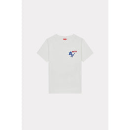 Women Drawn Flowers Classic Tee - Off White