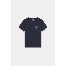 Women Drawn Flowers Classic Tee - Midnight Blue