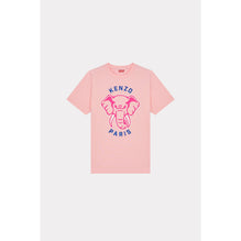 Women Kenzo Elephant Loose T-Shirt - Faded Pink