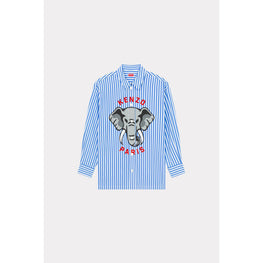 Men Kenzo Elephant Oversized Shirt - Royal Blue