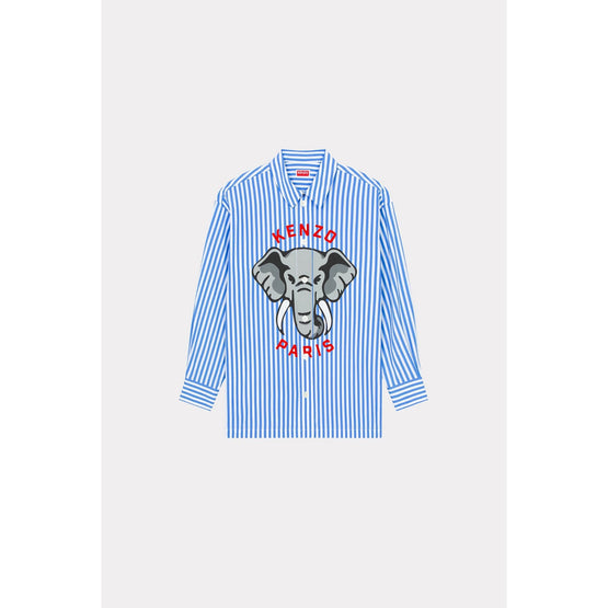 Men Kenzo Elephant Oversized Shirt - Royal Blue