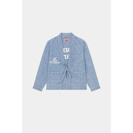 Men Kenzo By Verdy Kimono - Stone Bleached Blue Denim