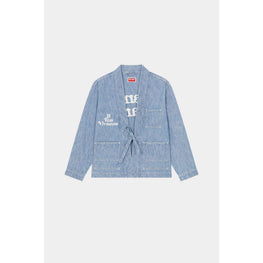 Men Kenzo By Verdy Kimono - Stone Bleached Blue Denim