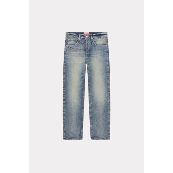 Men K Creations Asagao Strgt Fit J - Stone Bl Dirty Blue Denim