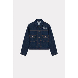 Men Cny Denim Trucker Jacket - Rinse Blue Denim