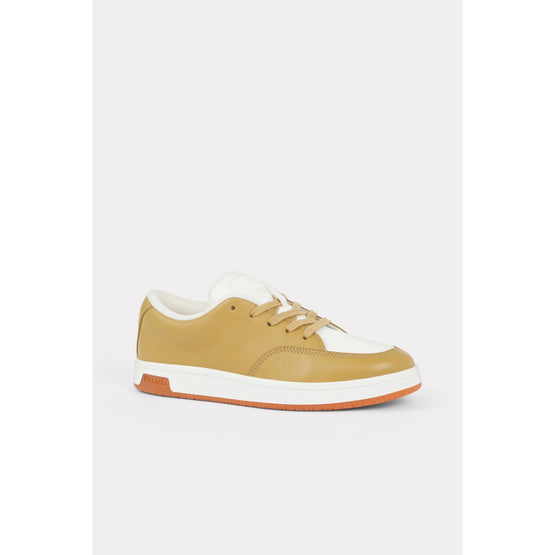 Men Kenzo-Dome Low Top Sneakers - Dark Camel