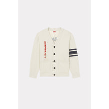 Men Drawn Varsity Oversize+ Cardi - Pale Grey