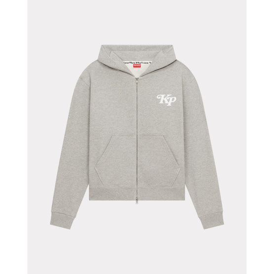 Men Kenzo By Verdy Full Zip Hoodie - Pearl Grey